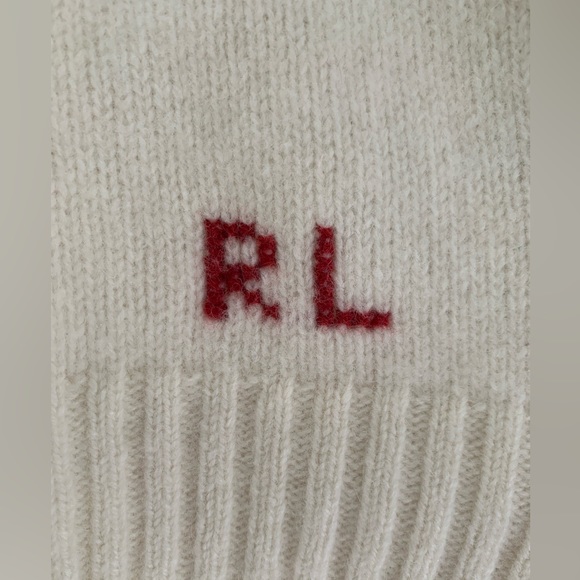 Polo Ralph Lauren - Women’s Natural Teddy Bear Intarsia Jumper - Picture 5 of 7